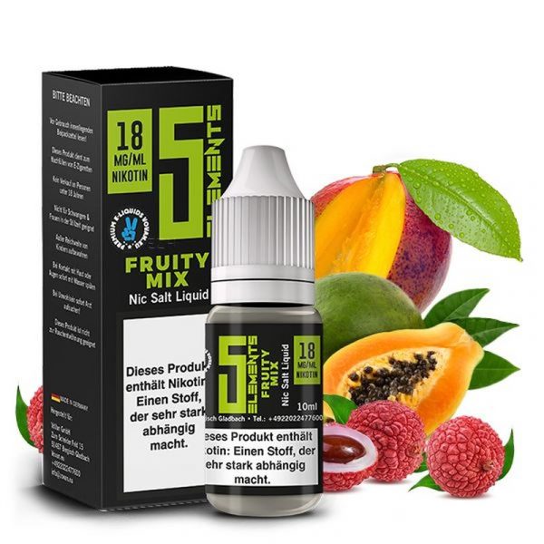 5Elements - Fruity Mix - Nikotinsalz Liquid 18mg/ml