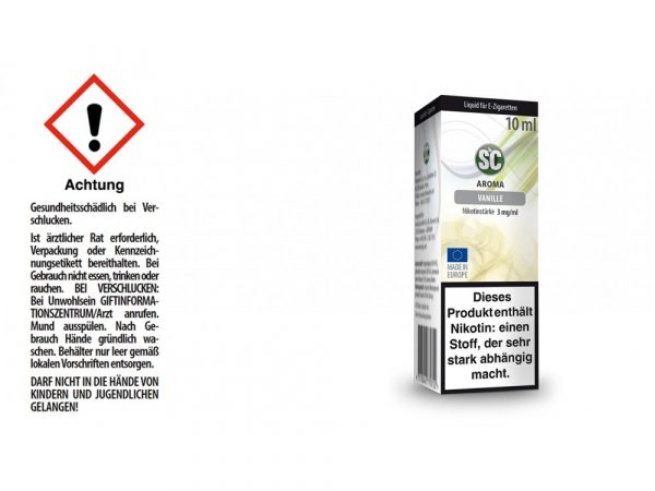 SC Liquid - Vanille E-Zigaretten Liquid 3 mg/ml