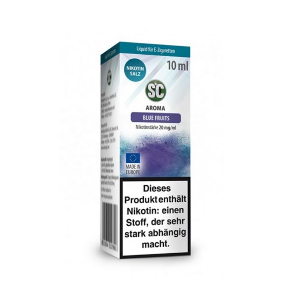 SC Liquid - Blue Fruits - E-Zigaretten Nikotinsalz Liquid 20 mg/ml