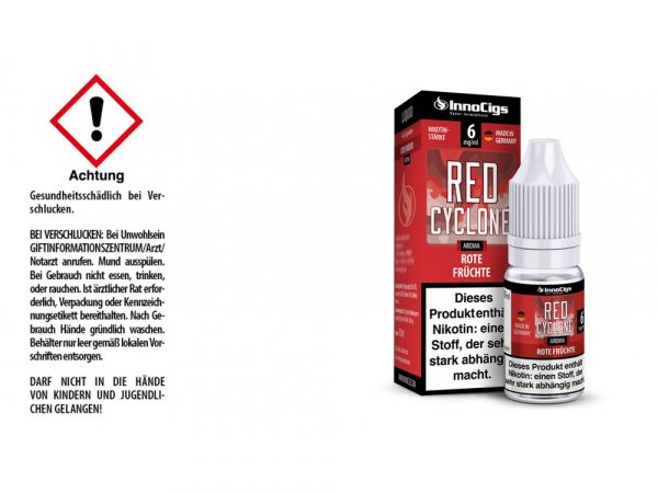 Red Cyclone Rote Früchte  - 10ml Liquid für E-Zigaretten 6 mg/ml