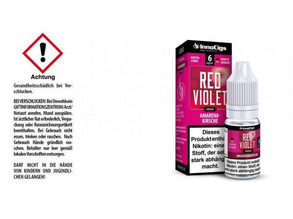 Red Violet Amarenakirsche - 10 ml Liquid für E-Zigaretten 6 mg/ml