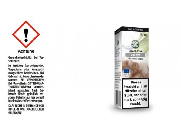 SC Liquid - Wild West Tabakaroma E-Zigaretten Liquid 3 mg/ml