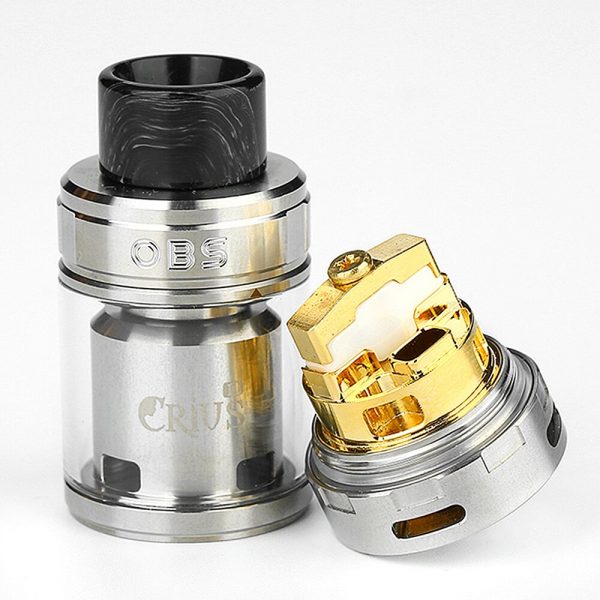 OBS Crius 2 RTA Dual Clearomizer Set silber