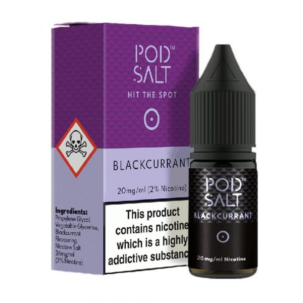 Pod Salt - Blackcurrant Menthol - E-Zigaretten Nikotinsalz Liquid 20mg/ml