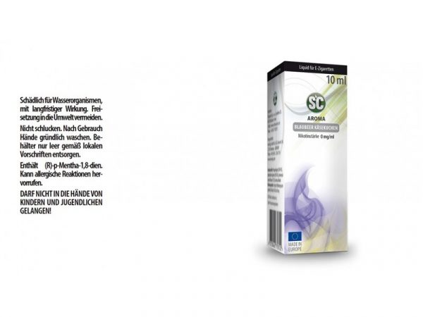 SC Liquid - Blaubeer Käsekuchen E-Zigaretten Liquid 6 mg/ml