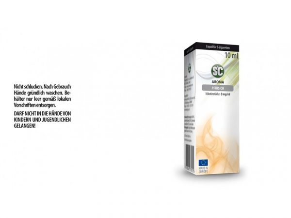 SC Liquid - Pfirsich E-Zigaretten Liquid 12 mg/ml