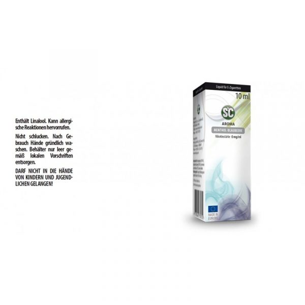 SC Liquid - Menthol-Blaubeere E-Zigaretten Liquid 6 mg/ml