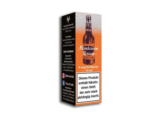 Flavour Trade - Mandarinenbrause - E-Zigaretten Liquid 12mg/ml