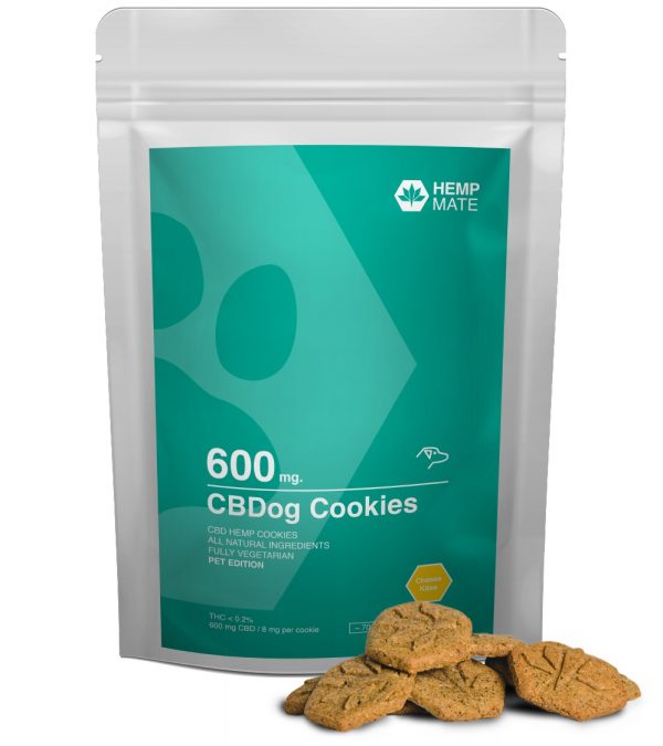 HempMate 600mg CBDog Cookies Pet Edition