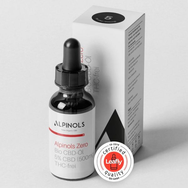 CBD-Öl 5% THC-frei - Alpinols Zero