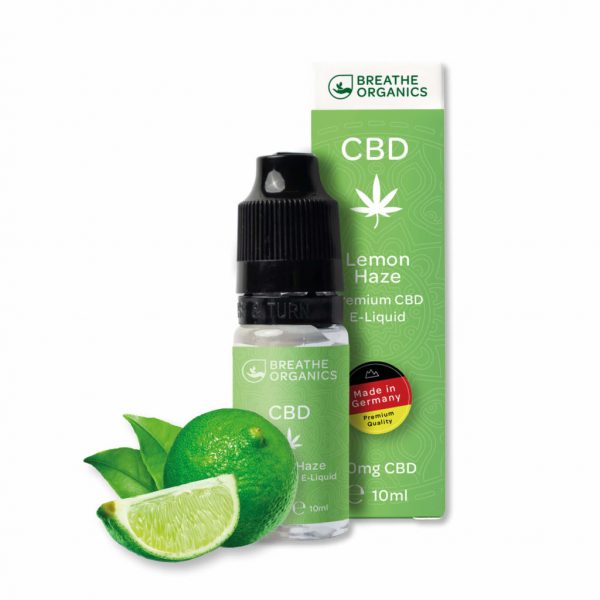 Breathe Organics - Lemon Haze CBD E-Liquid - 10ml 300mg