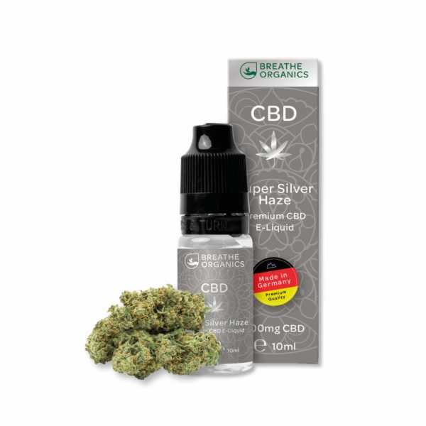 Breathe Organics - Super Silver Haze CBD Liquid - 10ml 100mg