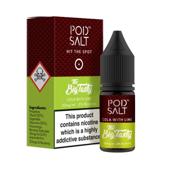 Pod Salt - The Big Tasty - E-Zigaretten Nikotinsalz Liquid 20mg/ml