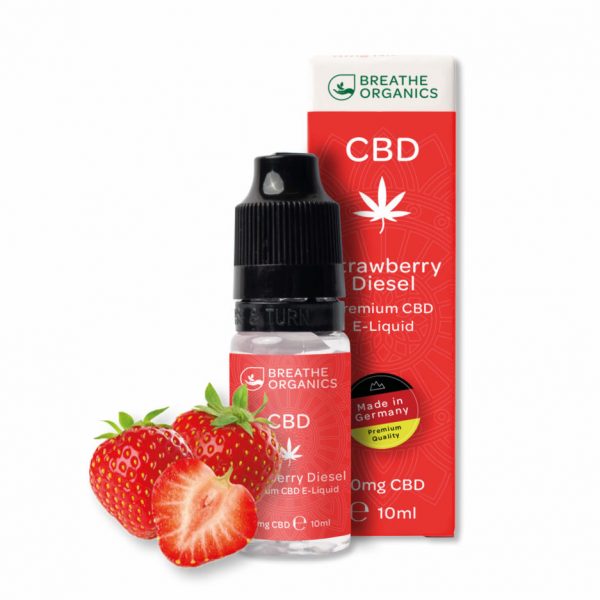 Breathe Organics- Strawberry Diesel 100mg CBD 10ml
