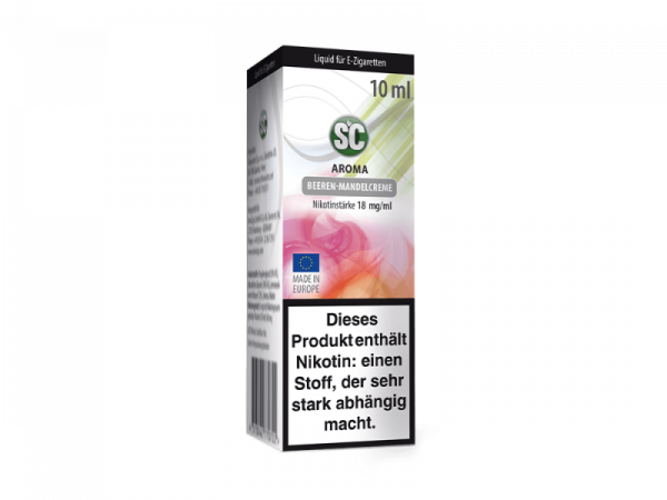 SC Liquid - Beeren-Mandelcreme E-Zigaretten Liquid 3 mg/ml