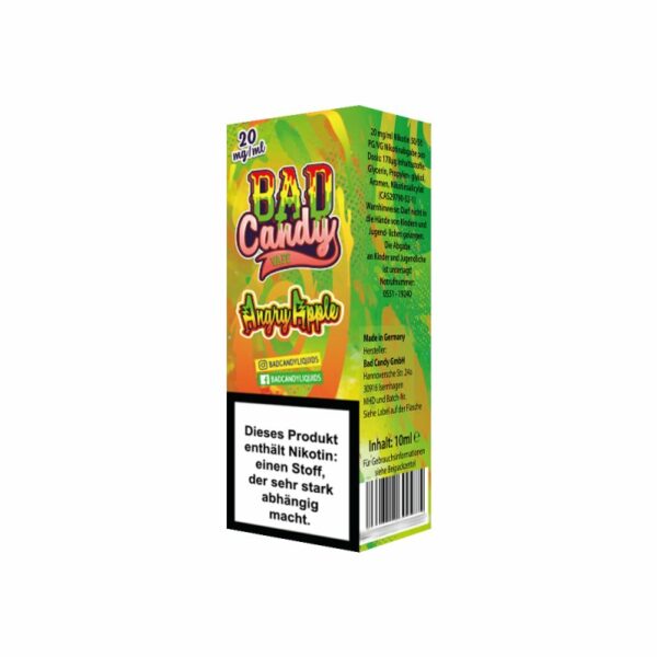 Bad Candy Liquids - Angry Apple - Nikotinsalz Liquid - 10 ml