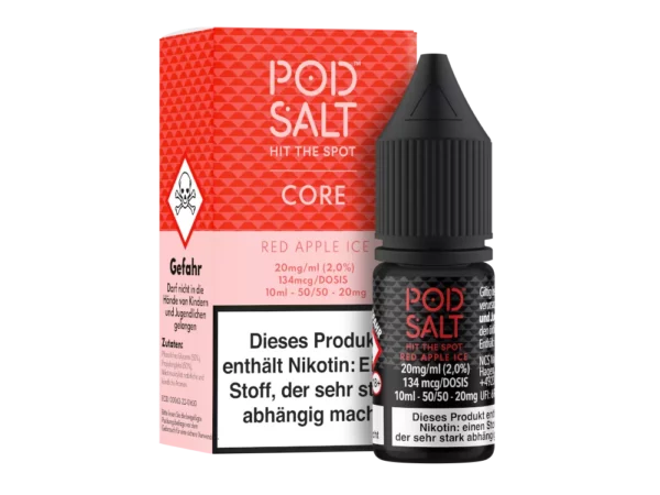 Pod Salt Core - Red Apple Ice - Nikotinsalz-Liquid
