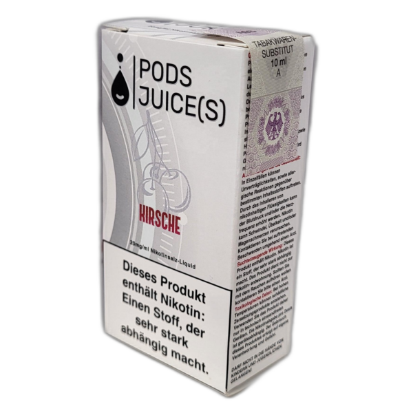 Pods Juice(s) - Kirsche - Nikotinsalz Liquid